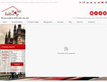 Tablet Screenshot of homefullstop.com